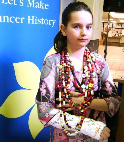 Ashley Robinson and her bravery beads