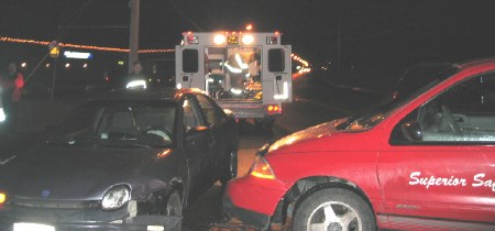 The North Bay Police Service is investigating a two-car accident at 700 Lakeshore Dr., which occurred around 6:30 p.m. Wednesday. 