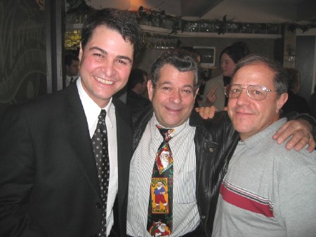 Liberal candidate Anthony Rota and two supporters.