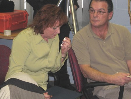 <b>Wendy Savord and her brother Tim Gignac. Photo by Phil Novak, BayToday.ca.</b>