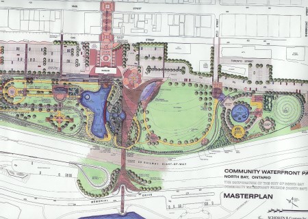 Plans for Community Waterfront Park were presented Wednesday night at the Capitol Centre.