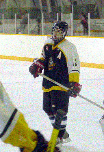 Yves Bastien scored two goals for the Skyhawks.