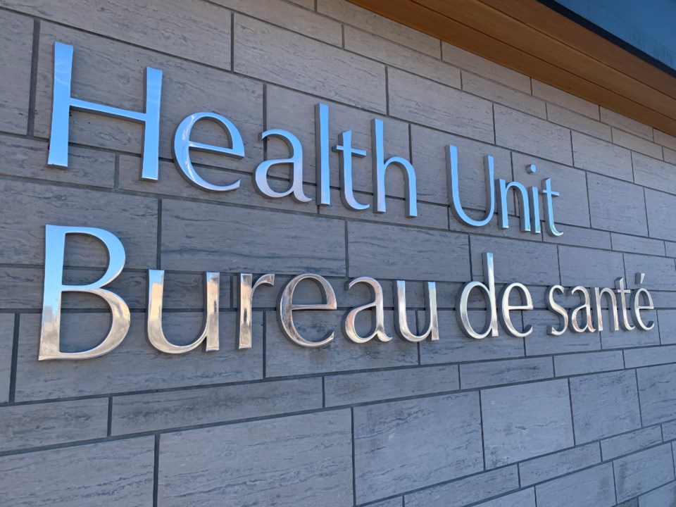 20201010 north bay parry sound health unit sign turl stock