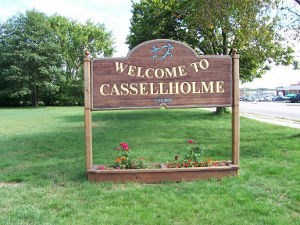 20201111 welcome to cassellholme sign turl