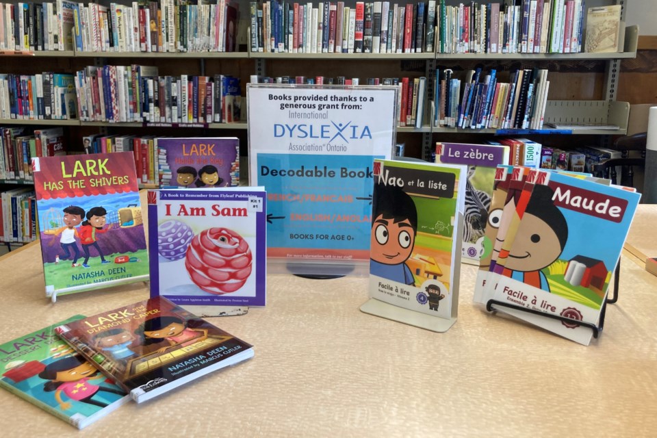Decodable books and dyslexia resources are available at the Callander Public Library,