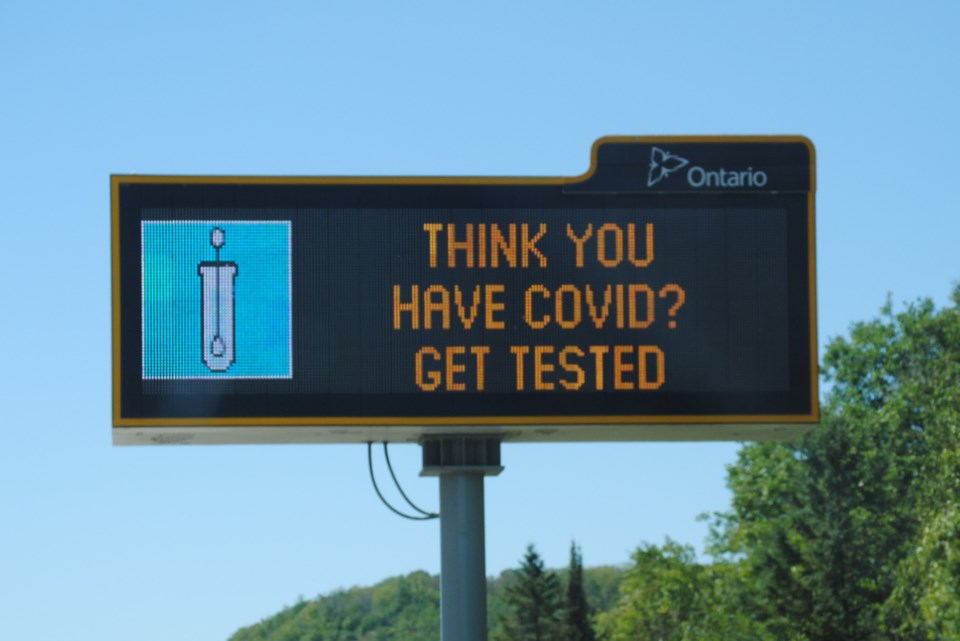 COVID-19 Highway Sign (Gage)