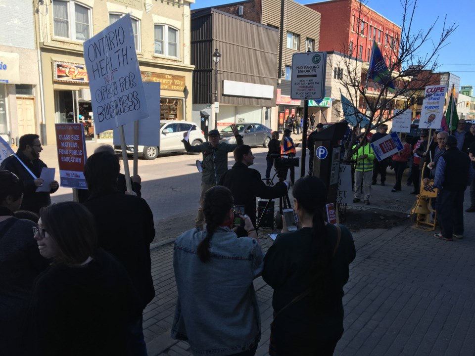 Community rally focused on education BayToday.ca