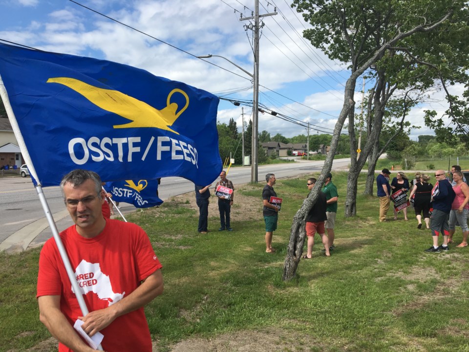 20190625 OSSTF protest 