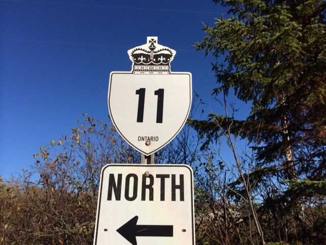 Highway 11 north