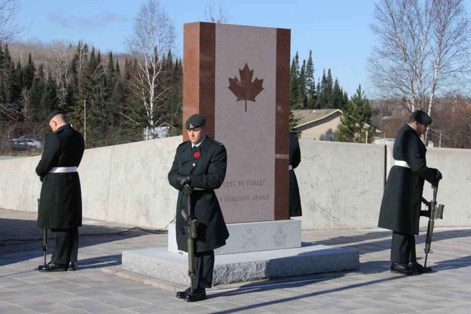 East Ferris Cenotaph Remembrance Day. Photo by Jeff Turl.