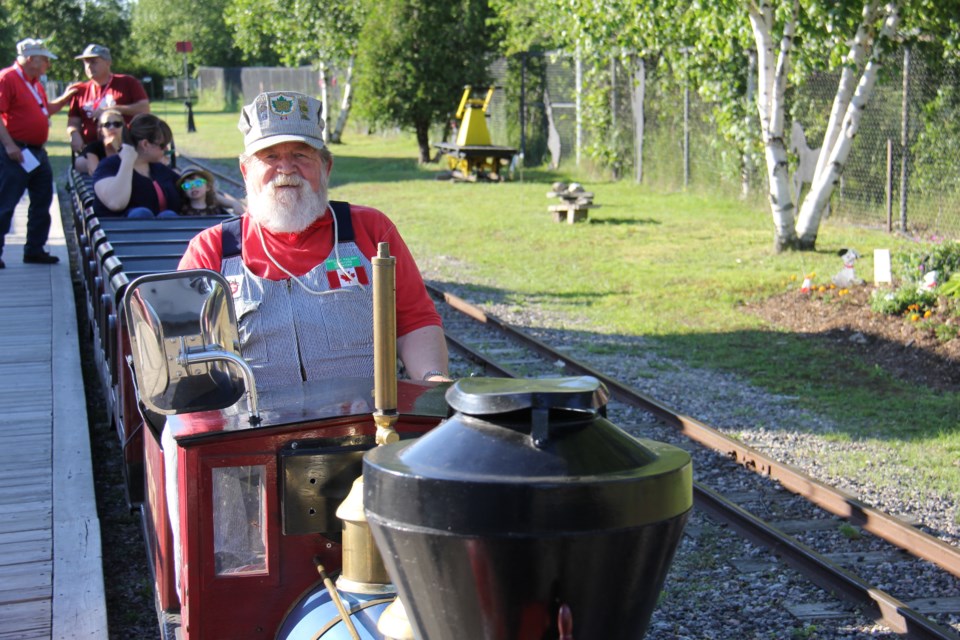 USED 170706 7 Ted Meyers, Engineer. Volunteers at the North Bay Heritage Railway and Carousel Company. Photo by Brenda Turl for BayToday.