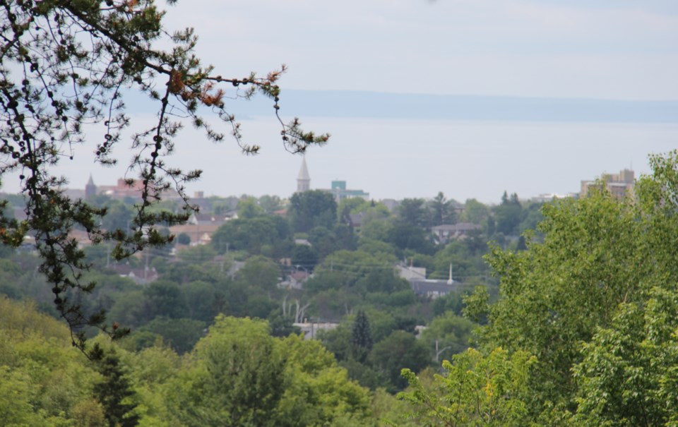 USED 170907 1 North Bay from the  Lookout on Airport Road. Photo by Brenda Turl for BayToday.