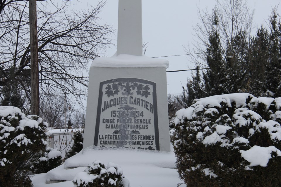 USED 20180117 2 Jacques Cartier Memorial. Photo by Brenda Turl for BayToday.