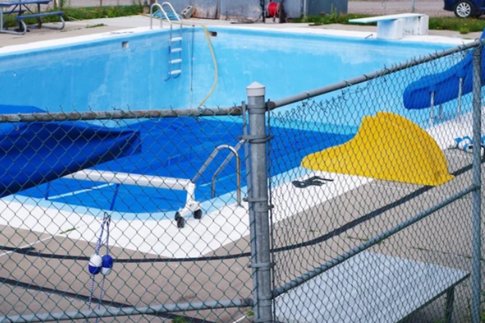 Powassan's outdoor swimming pool needs repairs.