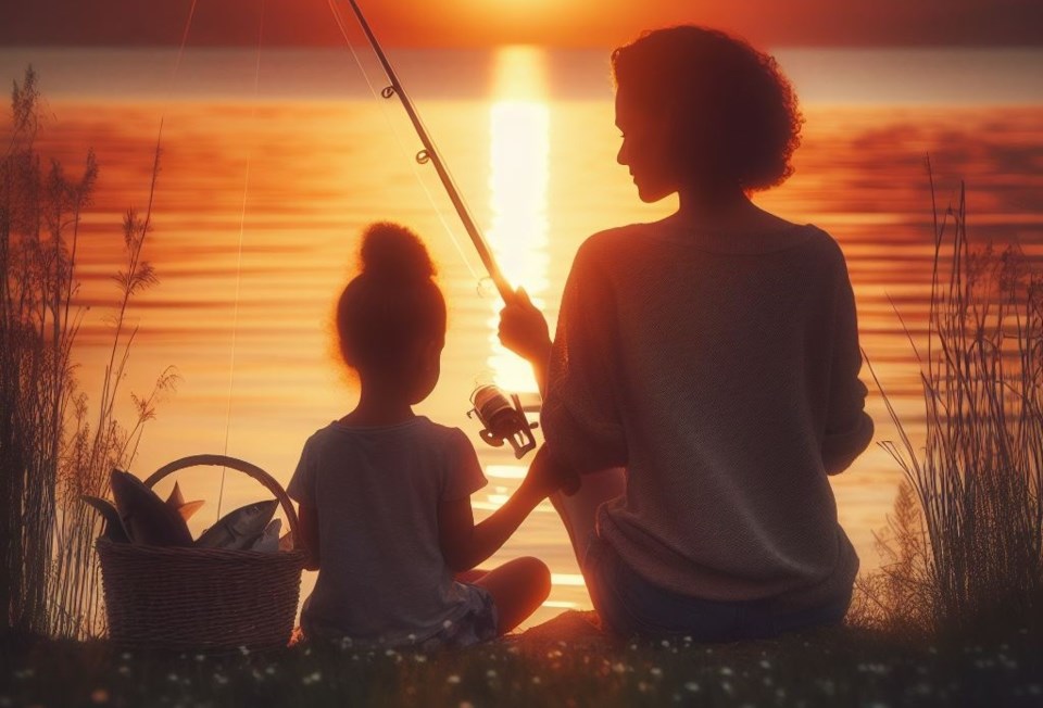 2024-mother-and-daughter-fishing-at-sunset