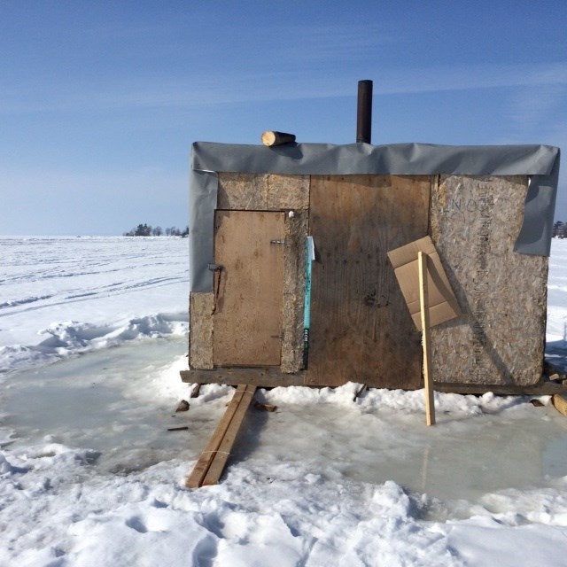 ice hut lake nipissing turl 2016