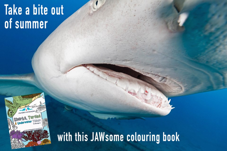 JAWsome-Colouring-Book