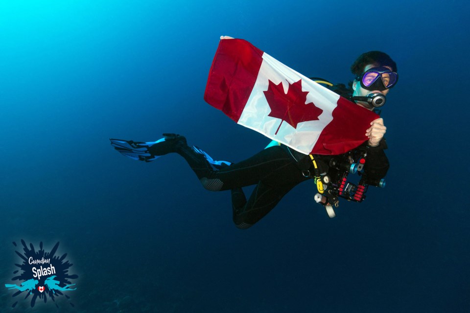 Joey-and-Canadian-Flag-for-Bay-Today