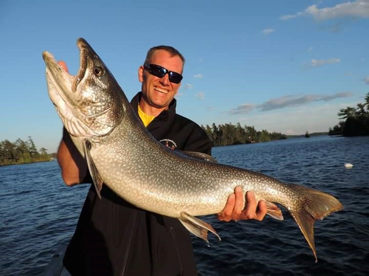Todd Yarrow caught this 30 lb Lake trout