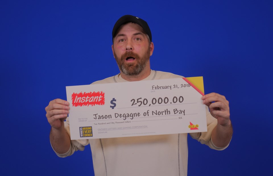 20180223 Giant Money Multiplier 250,000.00_Jason Degagne of North Bay