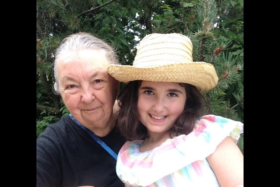 Lila and her Baba (Grandmother) Val Kosloski taken a couple of years ago