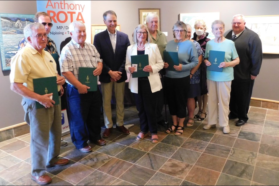 Her Majesty's Platinum Jubilee Pin recipients.