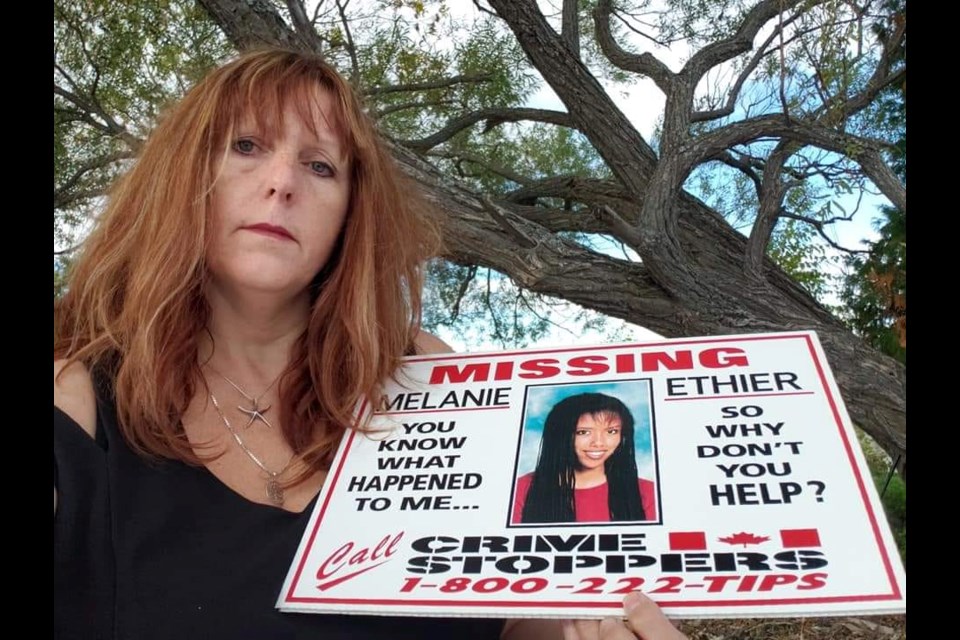Celine Ethier is hoping the disappearance of her daugther Melanie can be solved after 25 years with the public's help.