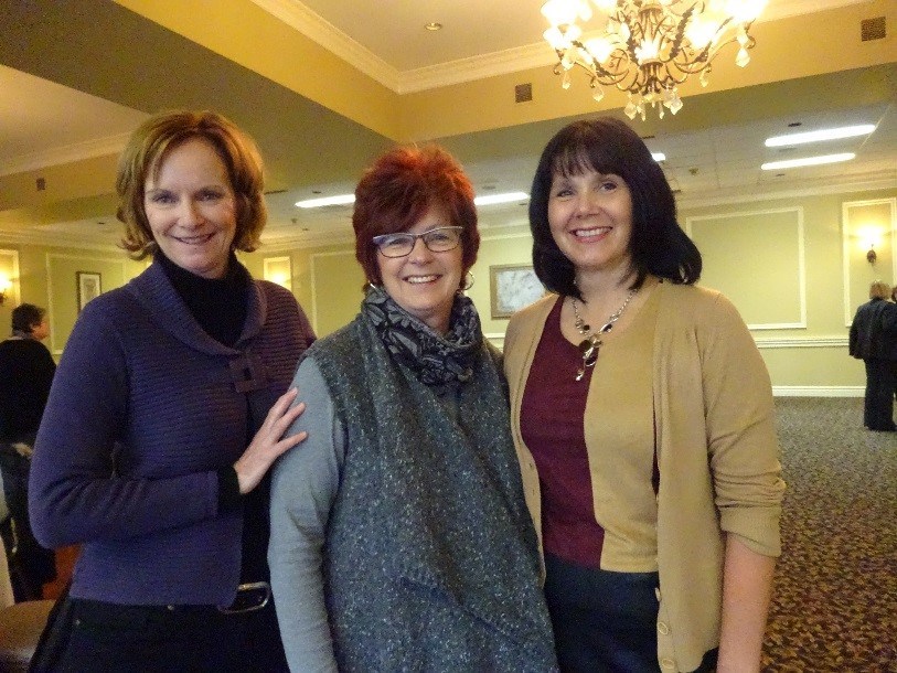 Co-chairs Carol Philbin Jolette (left) and Pam Williamson with North East LHIN CEO Louise Paquette (middle) 2016