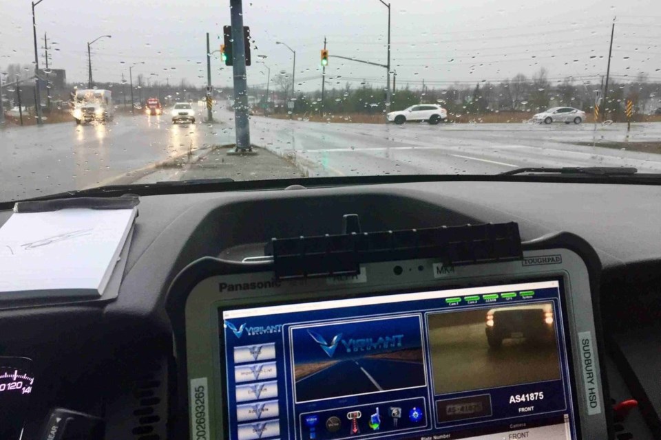 Automated Licence Plate Recognition computer installed in an OPP cruiser.