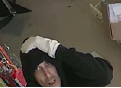 Photo provided of a suspect who broke into a Regina Street business this morning.  Photo submitted.  