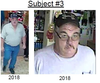 One of the suspects being sought by police. Submitted