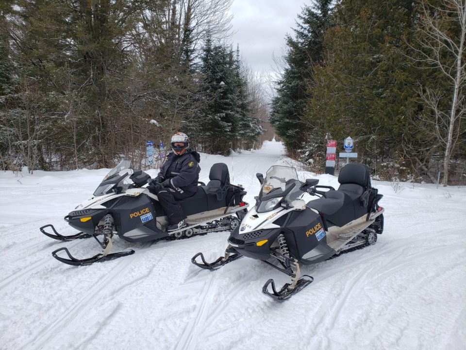 20200218 opp two snowmobiles on ofsc trail