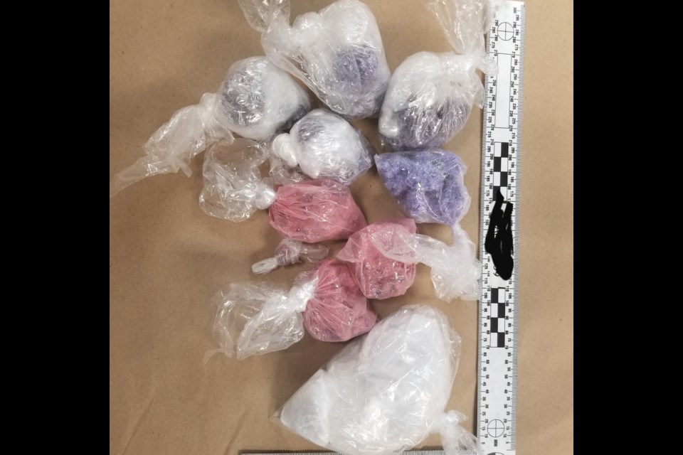 OPP seized $160,000 in drugs and are still searching for a second man. Courtesy OPP.