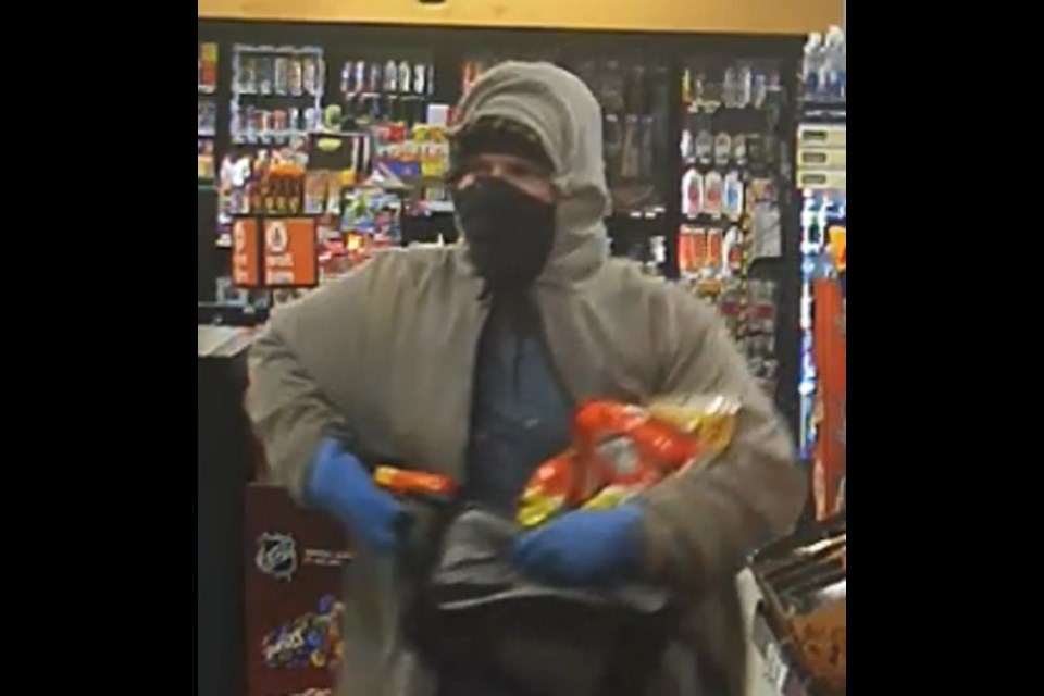 Police say this is the suspect in a Lakeshore Drive convenience store robbery.