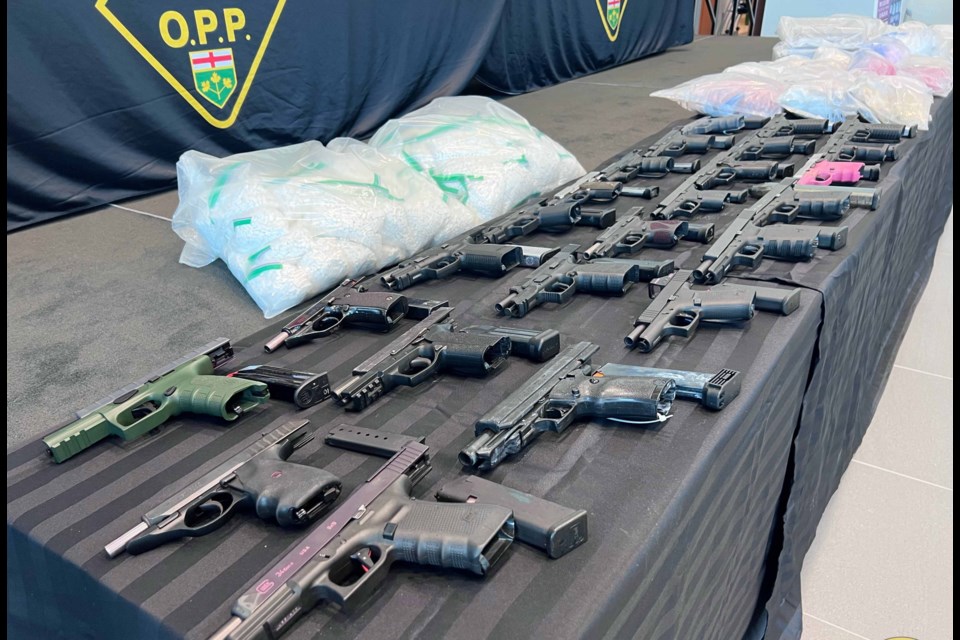 Two North Bay people have been arrested in an $8 million drug and weapons bust.