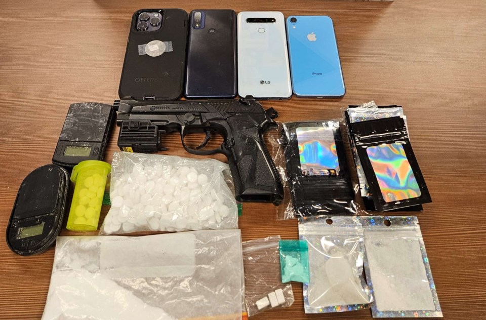 Imitation pistol and drugs found after traffic stop. South River man arrested