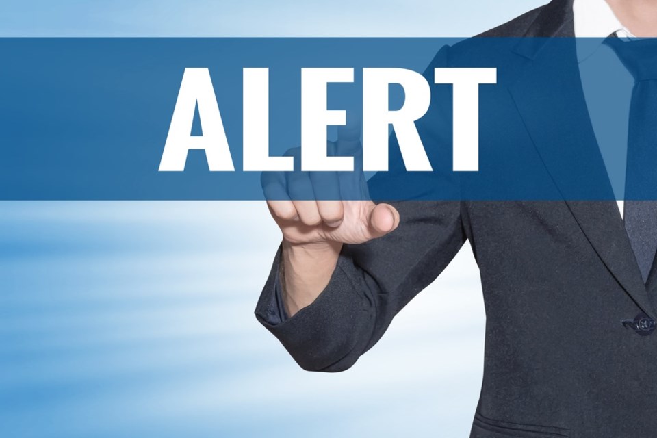 Your phone will probably show you an alert from the city at 10 a.m ...