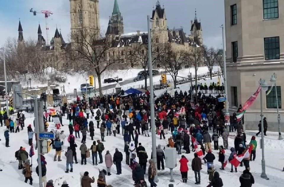 20220215 freedom truck convoy 3 ottawa demo