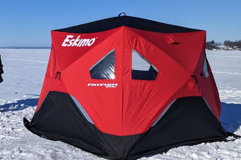 There are many benefits to fabric ice huts. Fish not biting? Its a simple move.