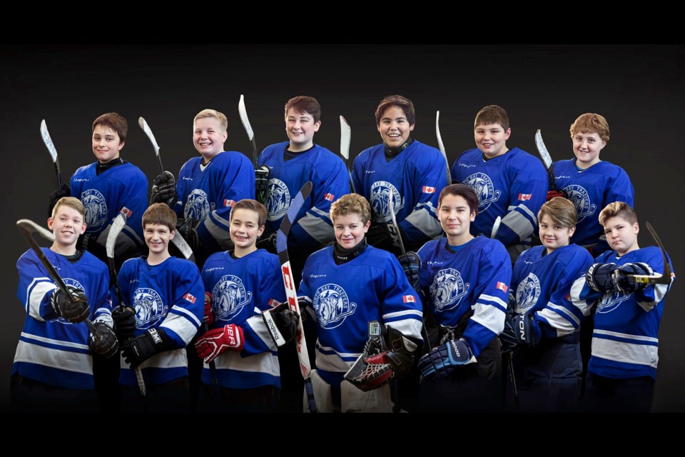 Police Association PeeWee Trappers of the West Ferris Minor Hockey Association. Submitted.