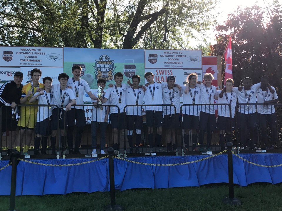 20190605 U17 Boys Lakers Crowned Champions in Ancaster Photo