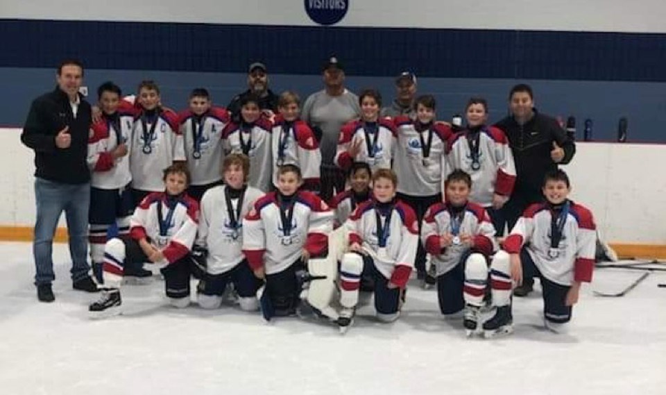 North Bay U12 Vikings came home with silver from the Quest for the Cup.  Photo submitted. 