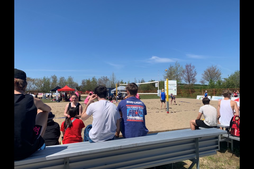 Beach volleyball for a good cause.  Photo by Chris Dawson/BayToday
