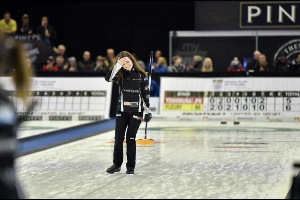 Pinty's Grand Slam of Curling womens final. Photos by Tom Martineau 