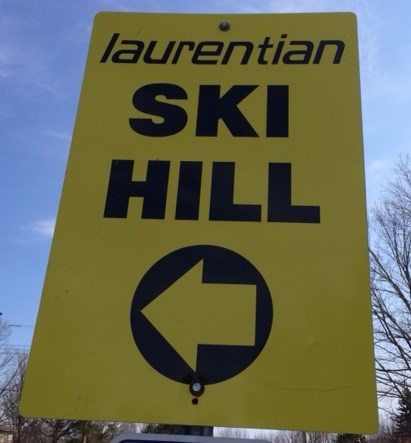 laurentian ski hill direction sign turl 2016