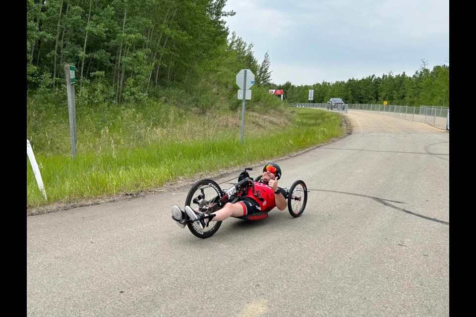 Keven McKenna competing at the Canadian National Championships. Photo provided by Kevin McKenna. 