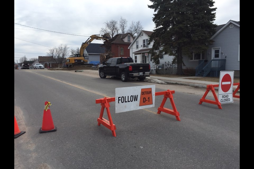 Ferguson Street is closed today. Jeff Turl/BayToday