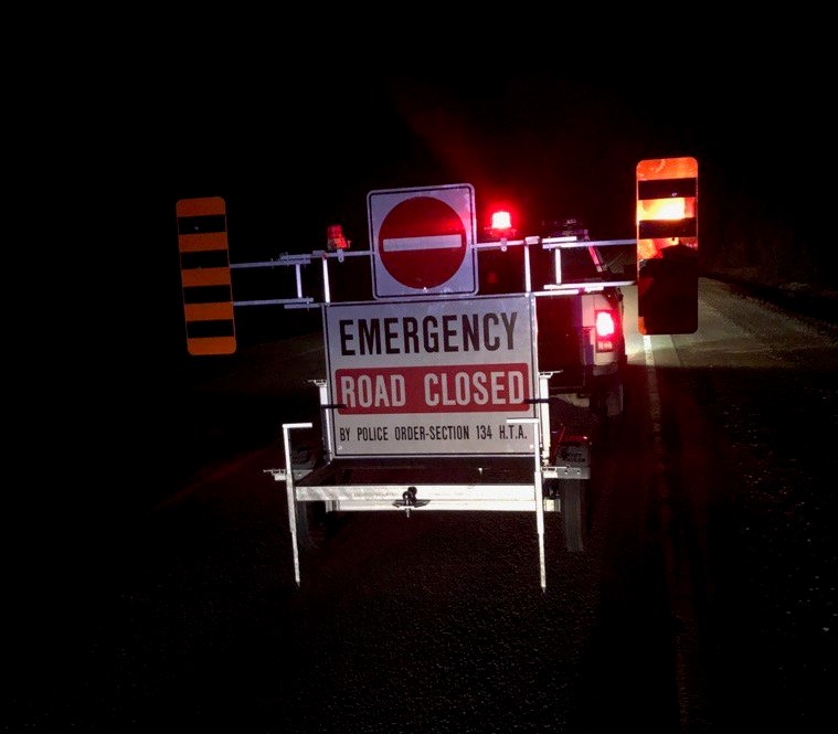 20190424 road closed night opp