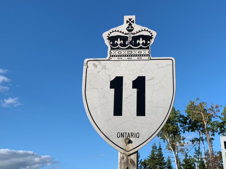 20210909 Highway 11 sign cu turl