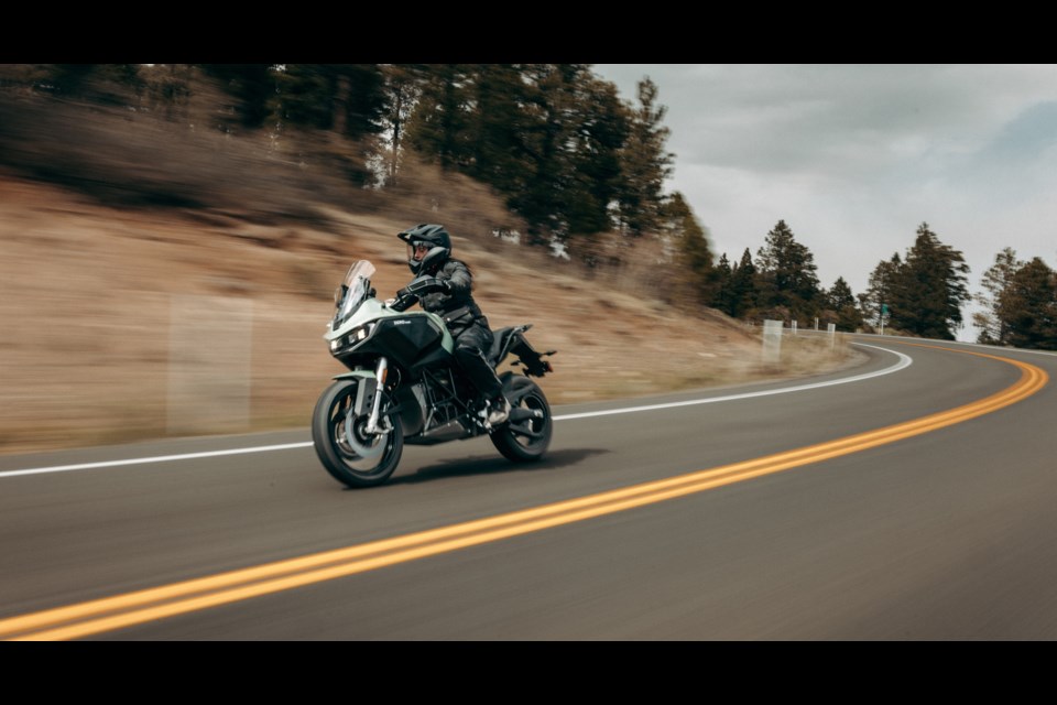 A Zero electric motorcycle